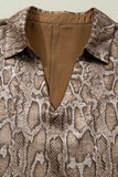 The Metallic Snake Print Top!