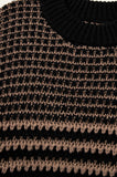 The Capri Coastline Knit in Black/Tan!