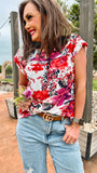 The Talia Floral Top! :)