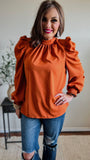 NEW Ella Top in Autumn Rust!