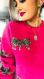 NEW 'Love Fiercely' Tiger Sweater!