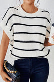 NEW 'The Kristi' Short Sleeve Stripe Sweater!