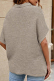 The Natasha Half Sleeve Sweater (Oatmeal)!