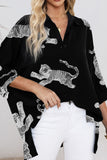 NEW Tiger Blouse in Black!