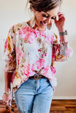 Oversized Shift Top in Bloom!