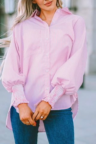 ‘The Izzy’ Stripe Oversized Top (Pink)!