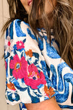 The Kiara Embroidered Top in Blue!