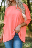 NEW Oversized Shift Top in Coral!