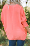 NEW Oversized Shift Top in Coral!