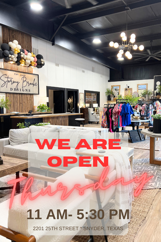 Open Today!!!